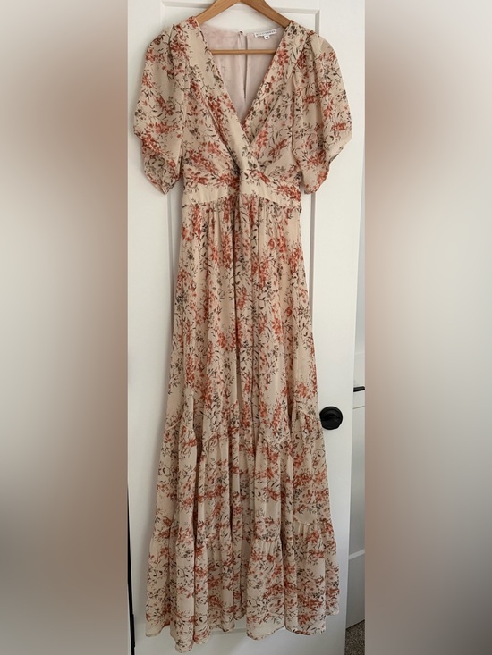 Baltic Born Dresses & Skirts - Baltic Born Katherine Maxi Dress Cream + Rust Floral